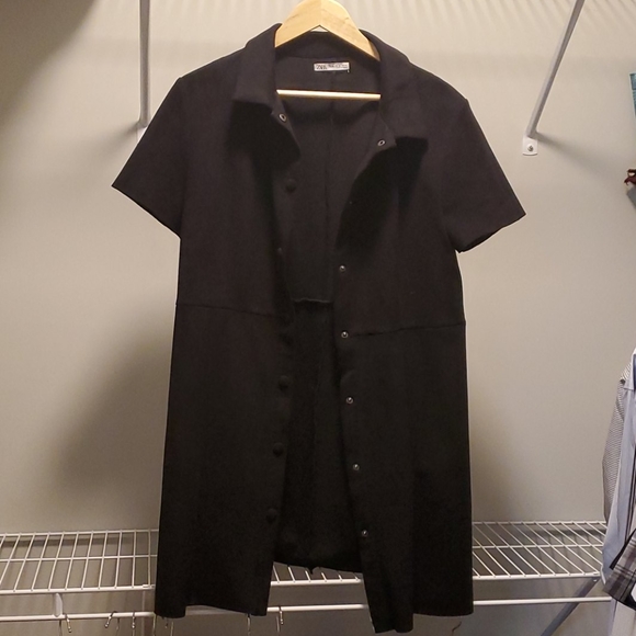 Zara black short sleeve cardigan - Picture 1 of 4
